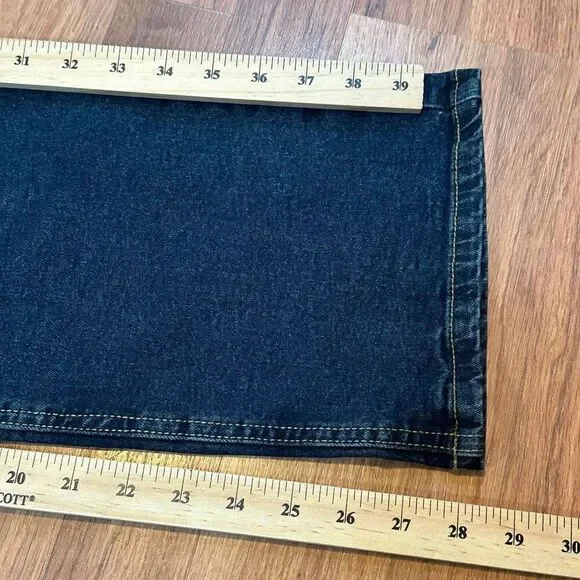 Studio 12 Straight Leg Jeans Relaxed Fit Stretch Denim Pants | Junior Size 3 - Picture 10 of 14